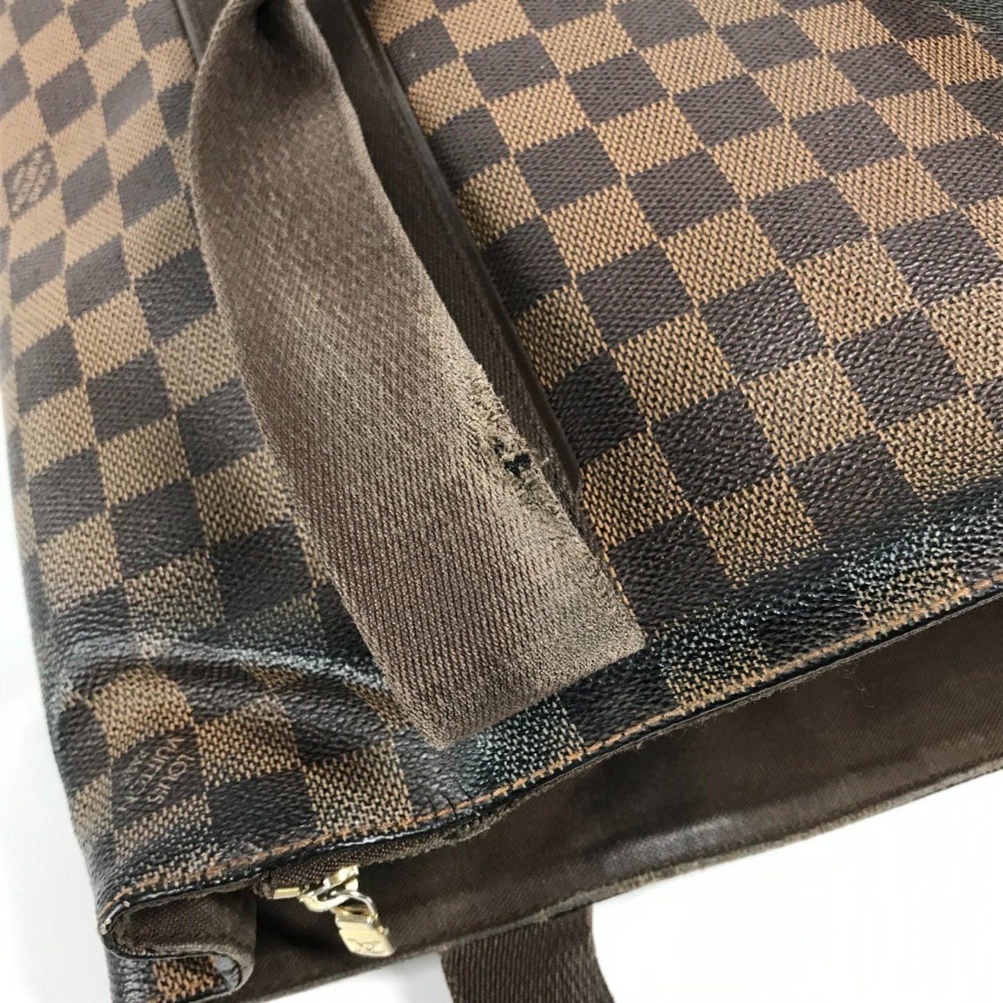 Louis Vuitton Brown Damier Canvas Ebene Damier Canvas Shoulder Bag Tote Bag
