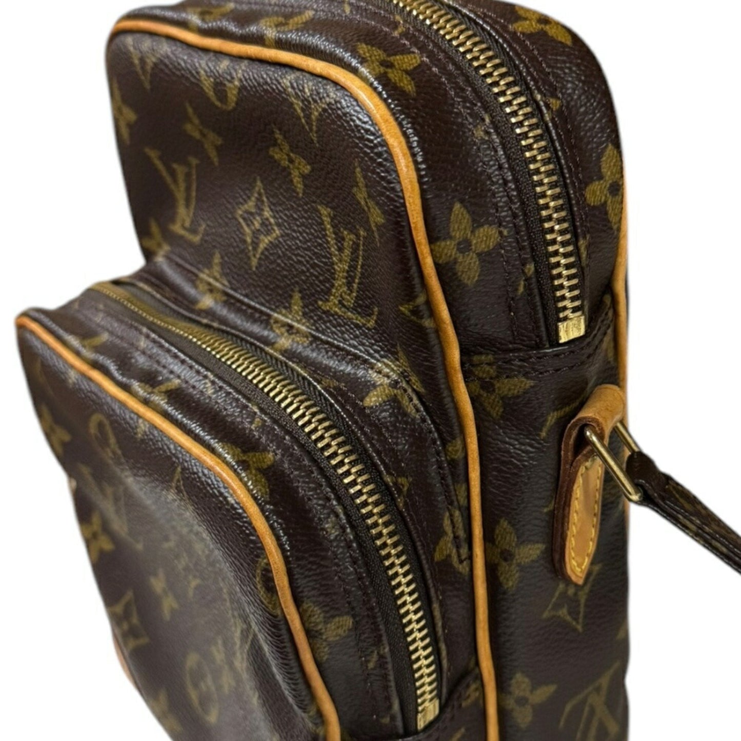 Louis Vuitton Brown Monogram Canvas Shoulder Bag