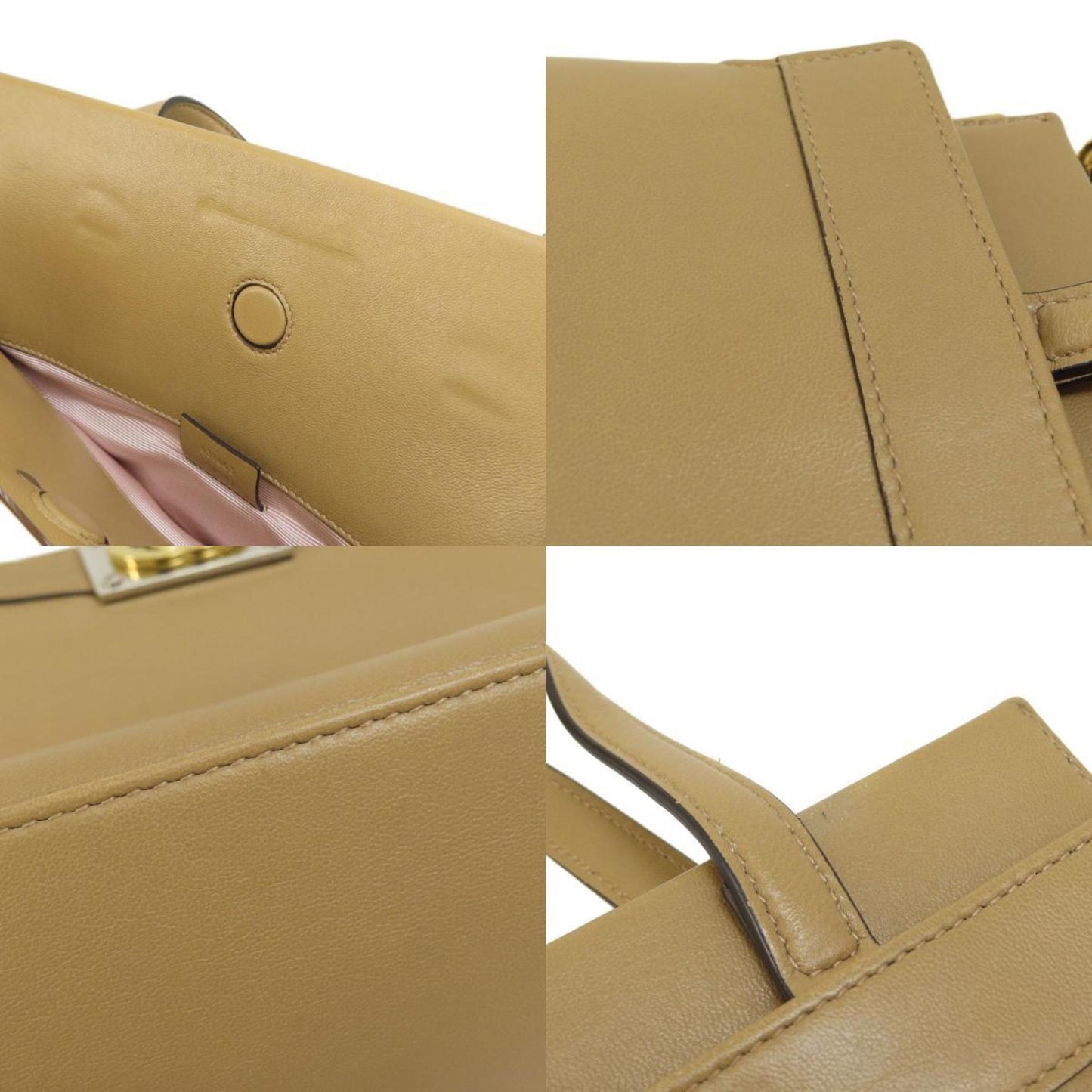 Gucci Beige Leather Handbag