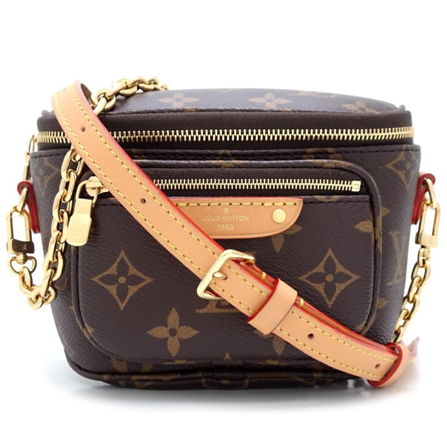 Louis Vuitton Monogram Brown Canvas Shoulder Bag ()