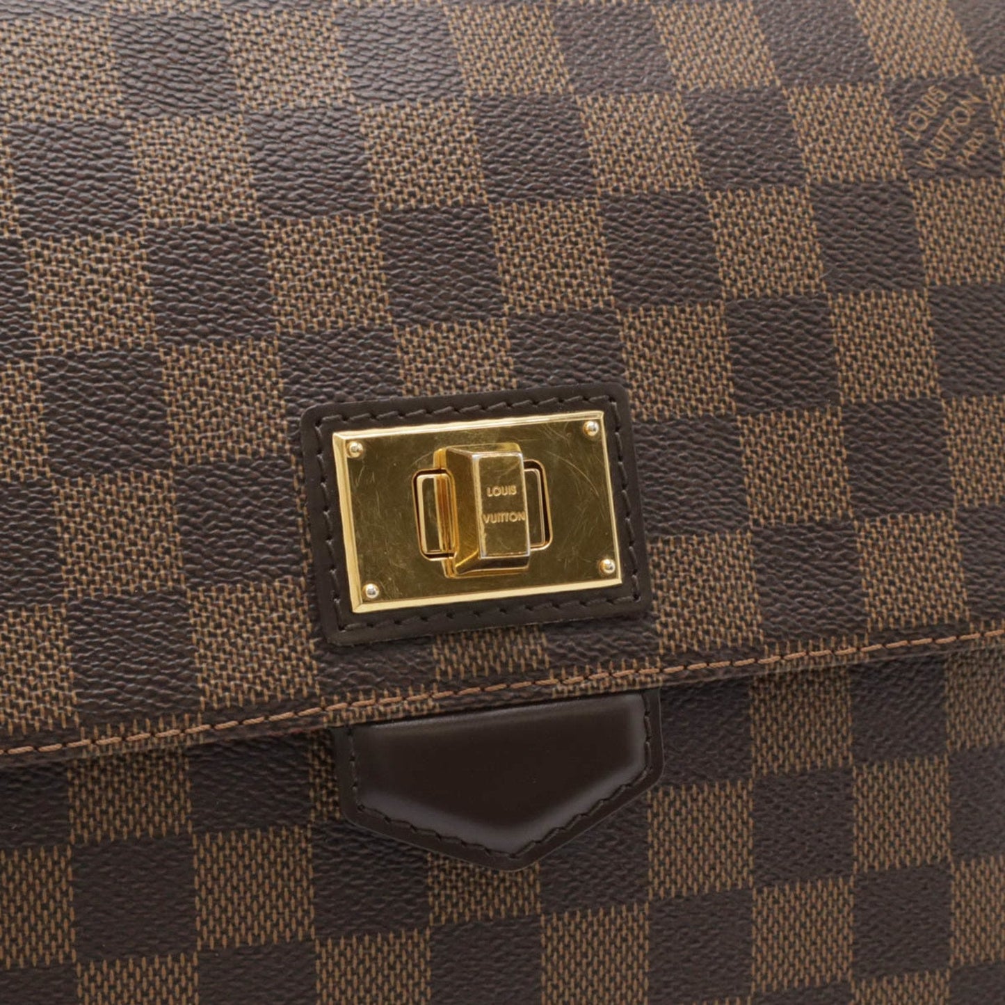 Louis Vuitton Brown Pvc Shoulder Bag
