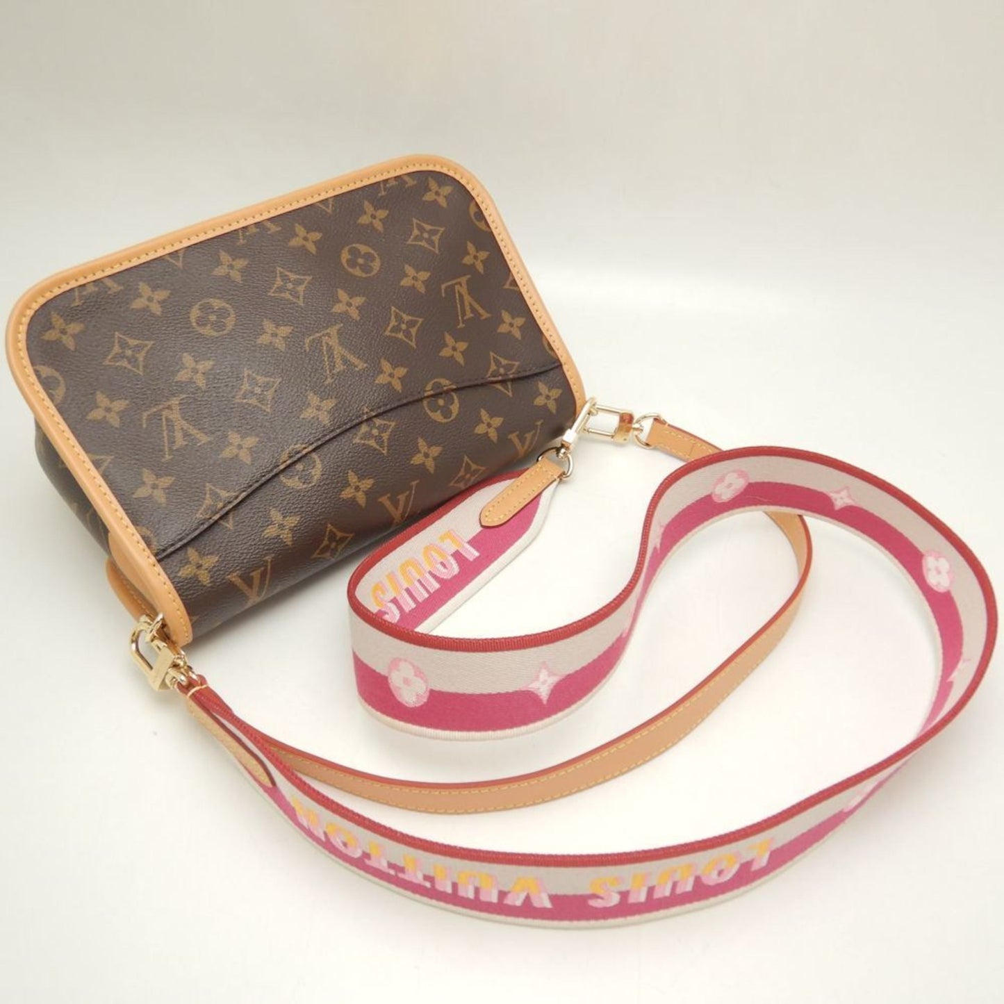 Louis Vuitton Fuchsia Pvc Shoulder Bag