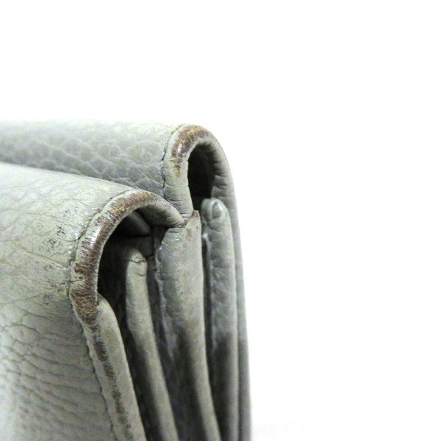 Gucci Gray Leather Wallet (Tri-Fold)