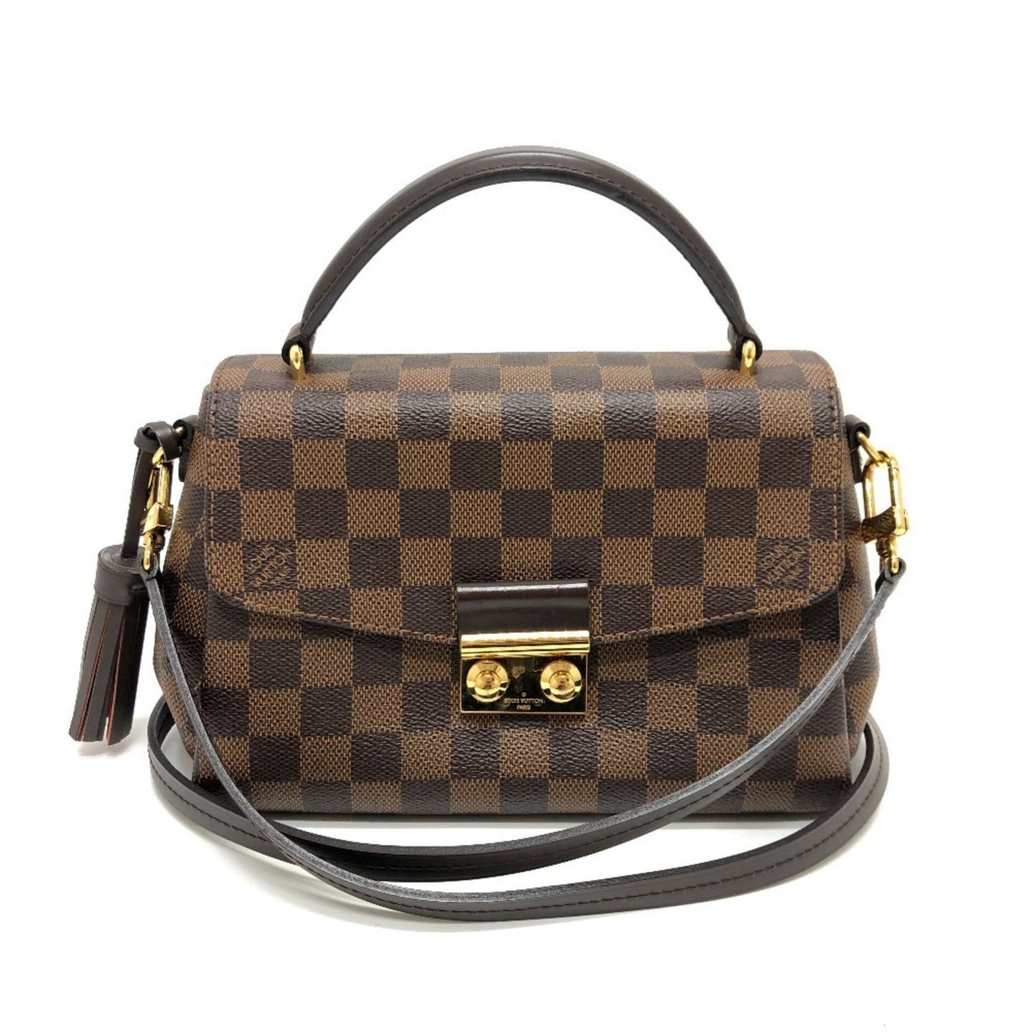 Louis Vuitton Brown Ebene Damier Canvas Handbag Shoulder Bag ()