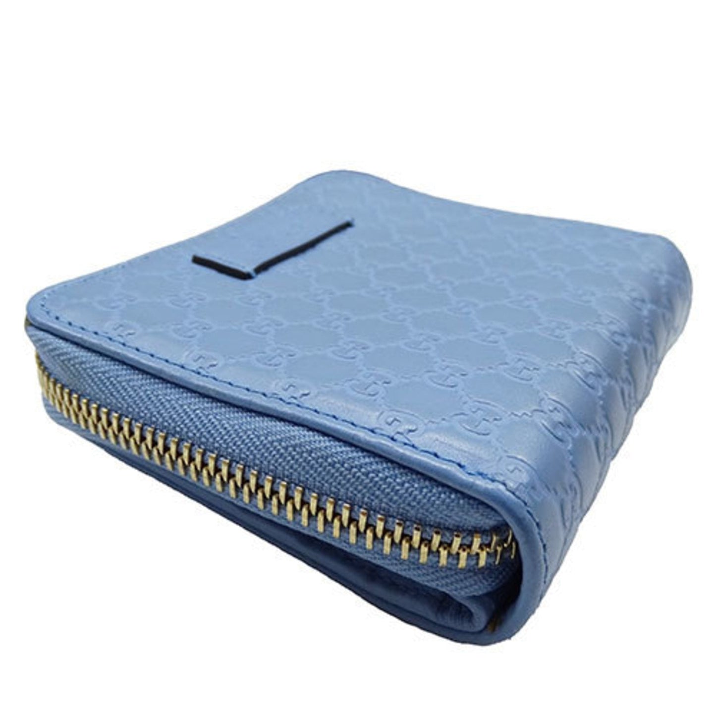 Gucci Light Blue Leather Wallet (Bi-Fold)