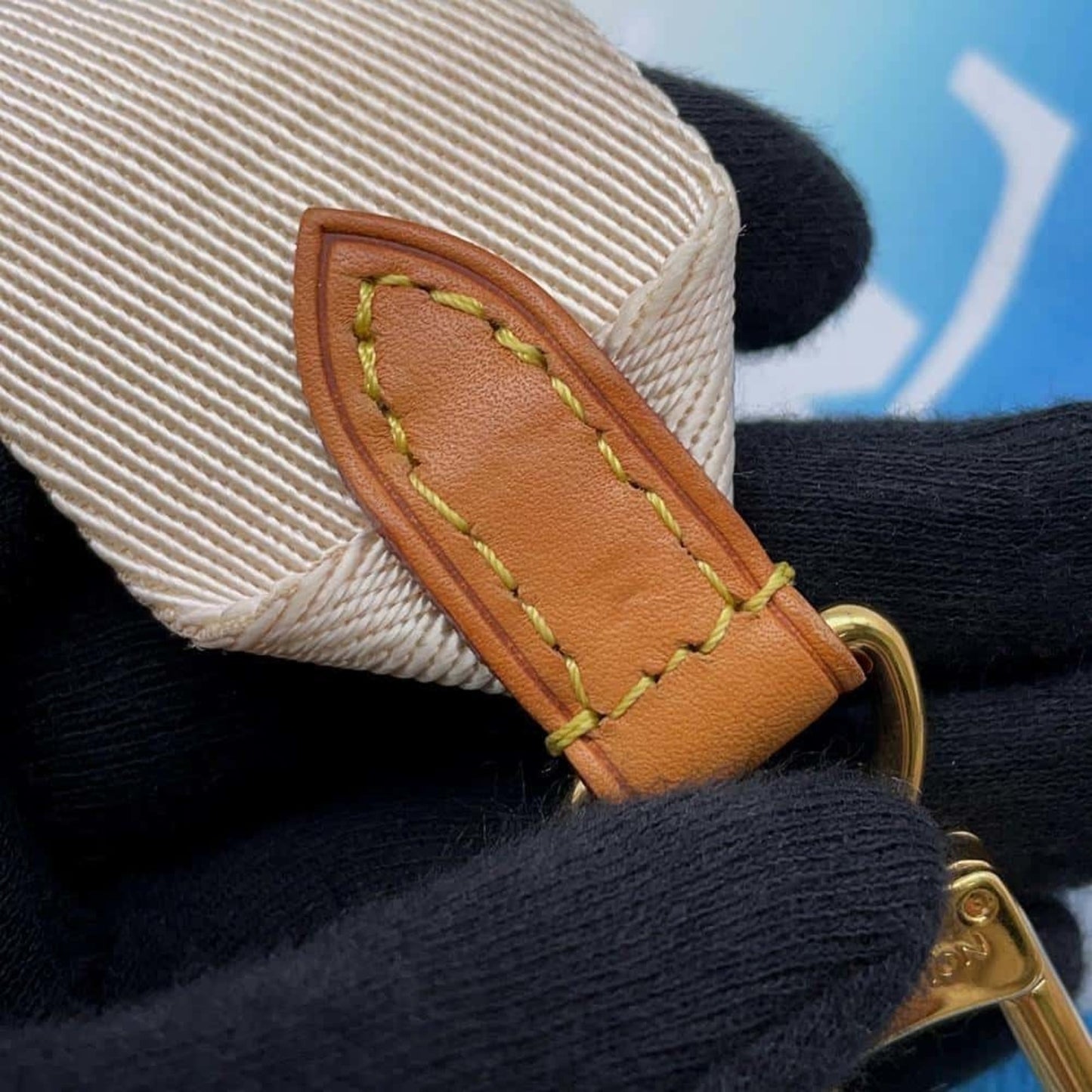 Louis Vuitton Monogram Blue Monogram Pochette Shoulder Bag