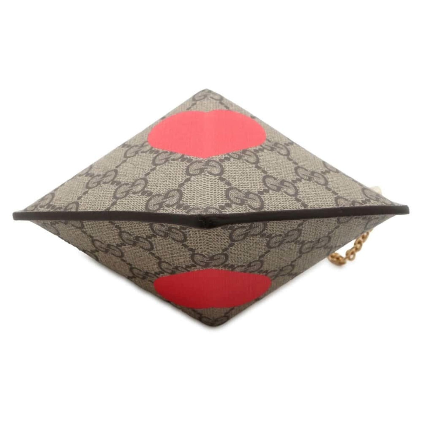 Gucci Beige Red Color Gg Supreme Shoulder Bag