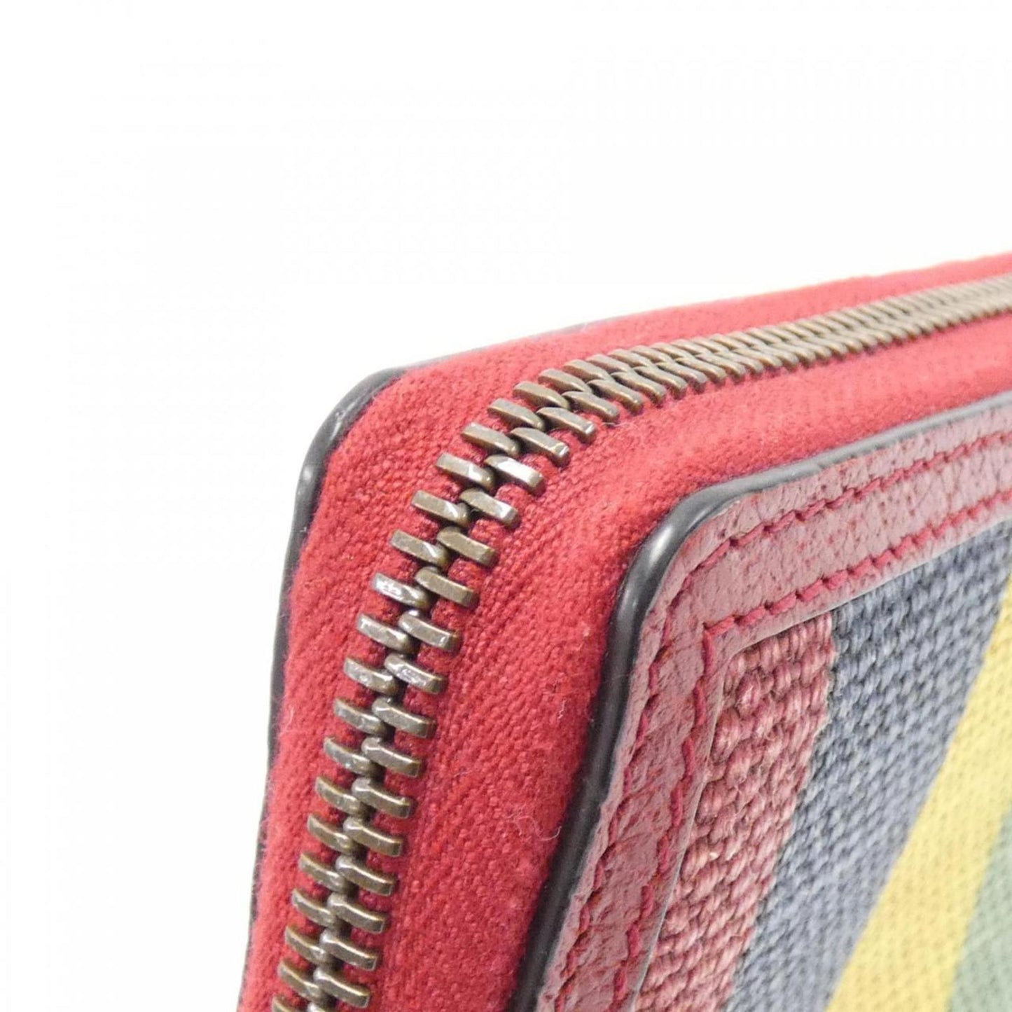 Gucci Multi-Color Canvas Long Wallet (Bi-Fold)
