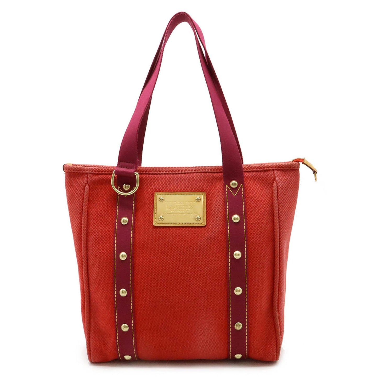 Louis Vuitton Purple Red Color Rouge Canvas Shoulder Bag Tote Bag