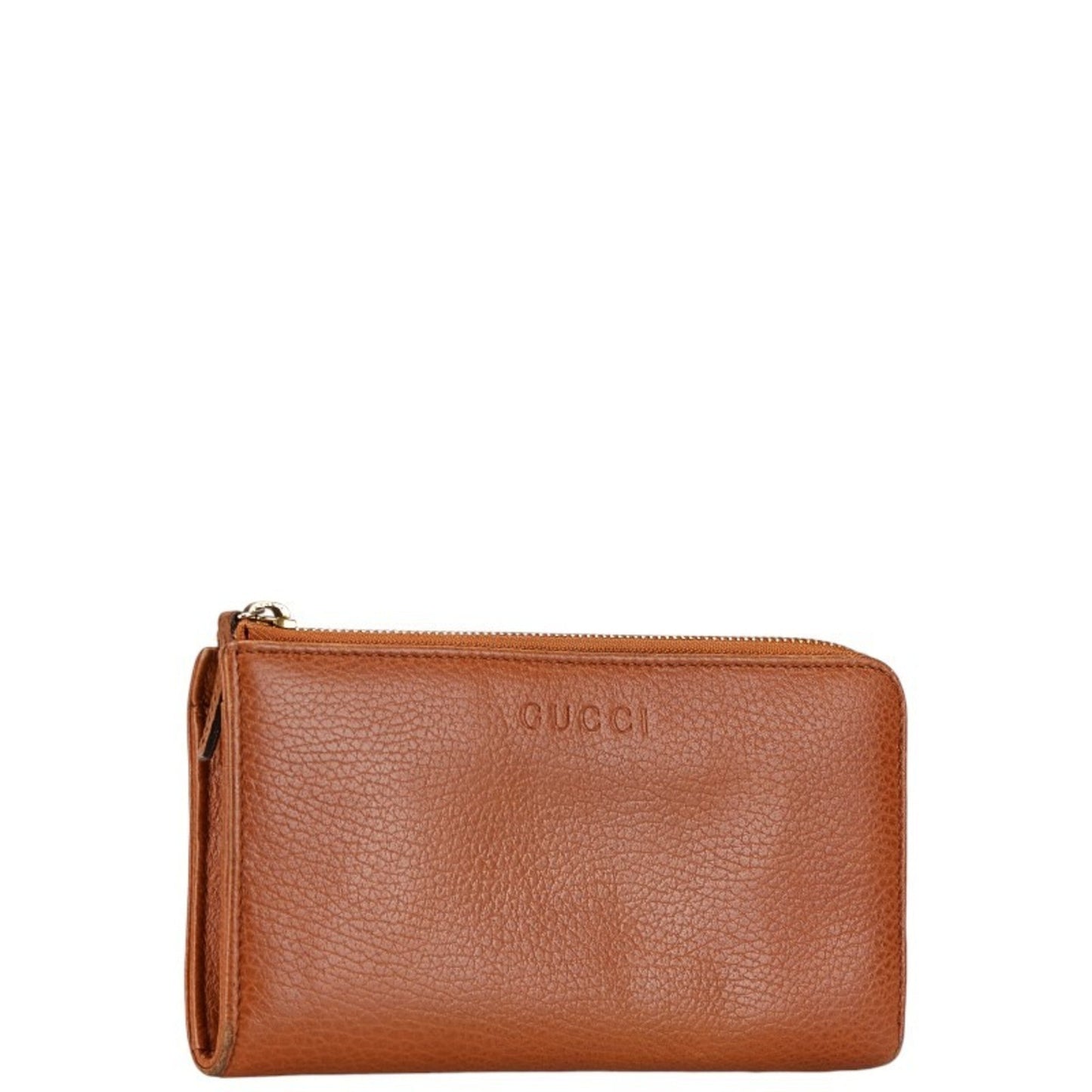 Gucci Brown Leather Coin Purse/Coin Case