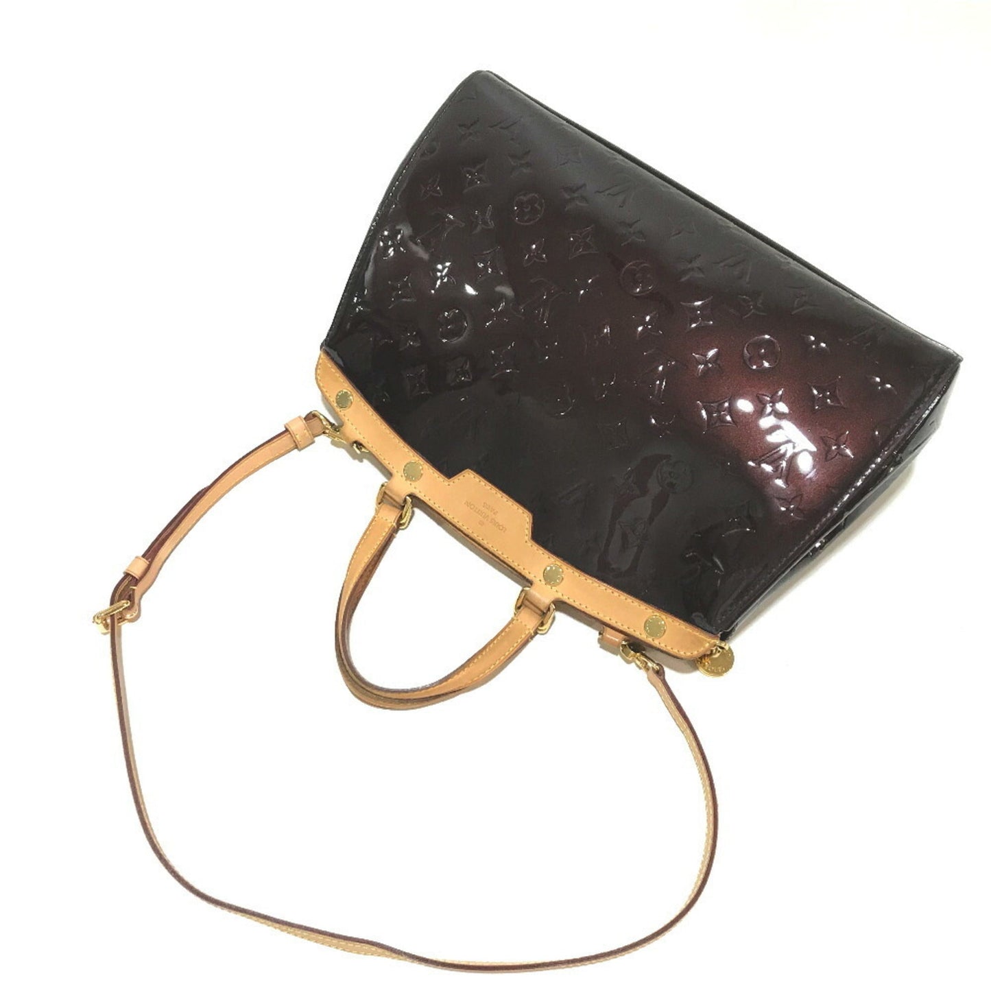 Louis Vuitton Purple Monogram Vernis Handbag Shoulder Bag
