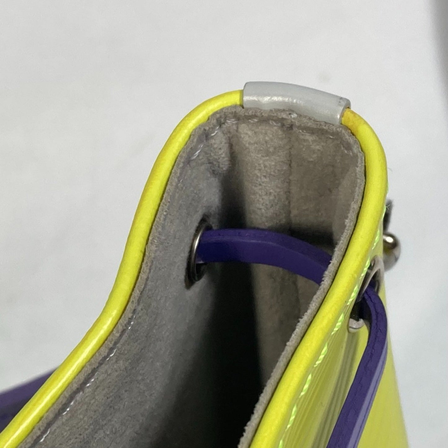 Louis Vuitton Yellow Leather Shoulder Bag