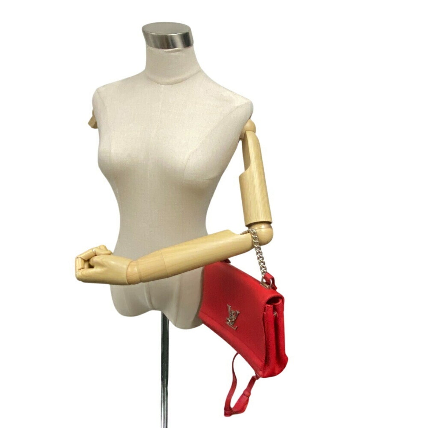 Louis Vuitton Red Color Leather Shoulder Bag