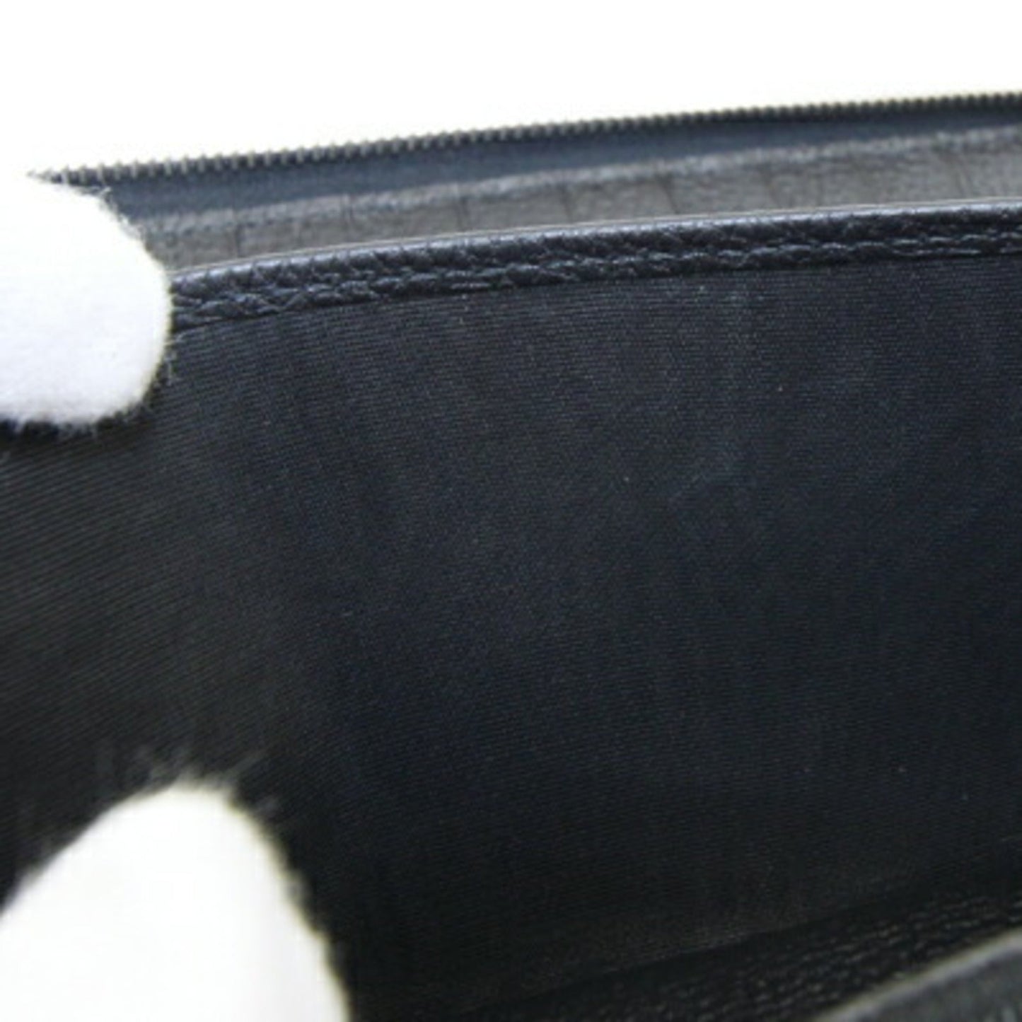 Gucci Black Leather Long Wallet (Bi-Fold)