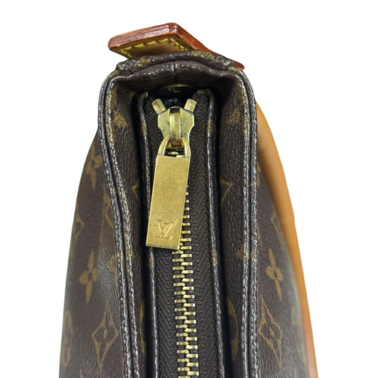 Louis Vuitton Brown Monogram Canvas Shoulder Bag