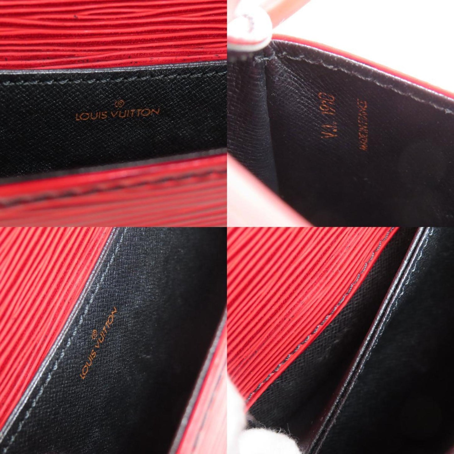 Louis Vuitton Red Color Epi Leather Shoulder Bag