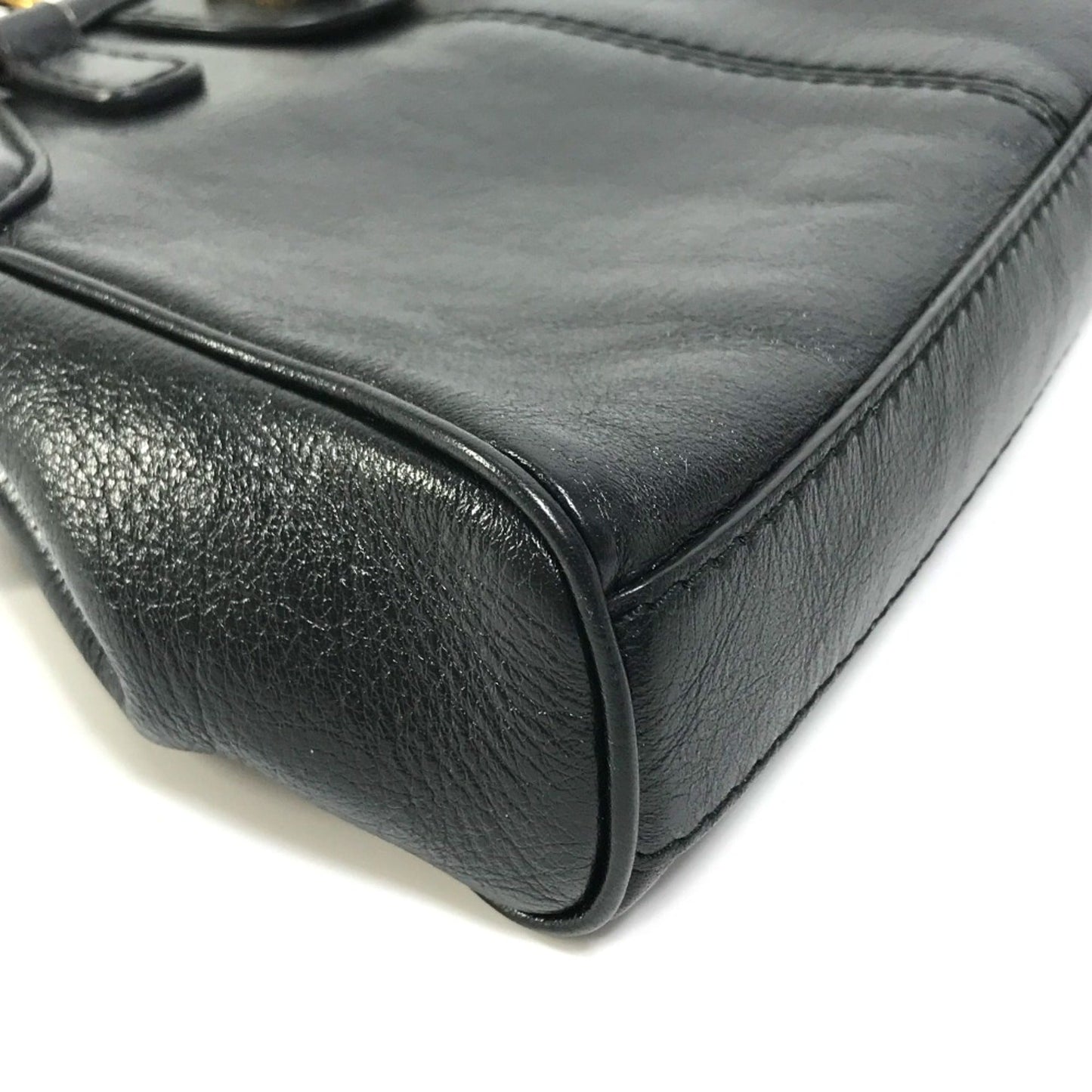 Gucci Black Leather Shoulder Bag