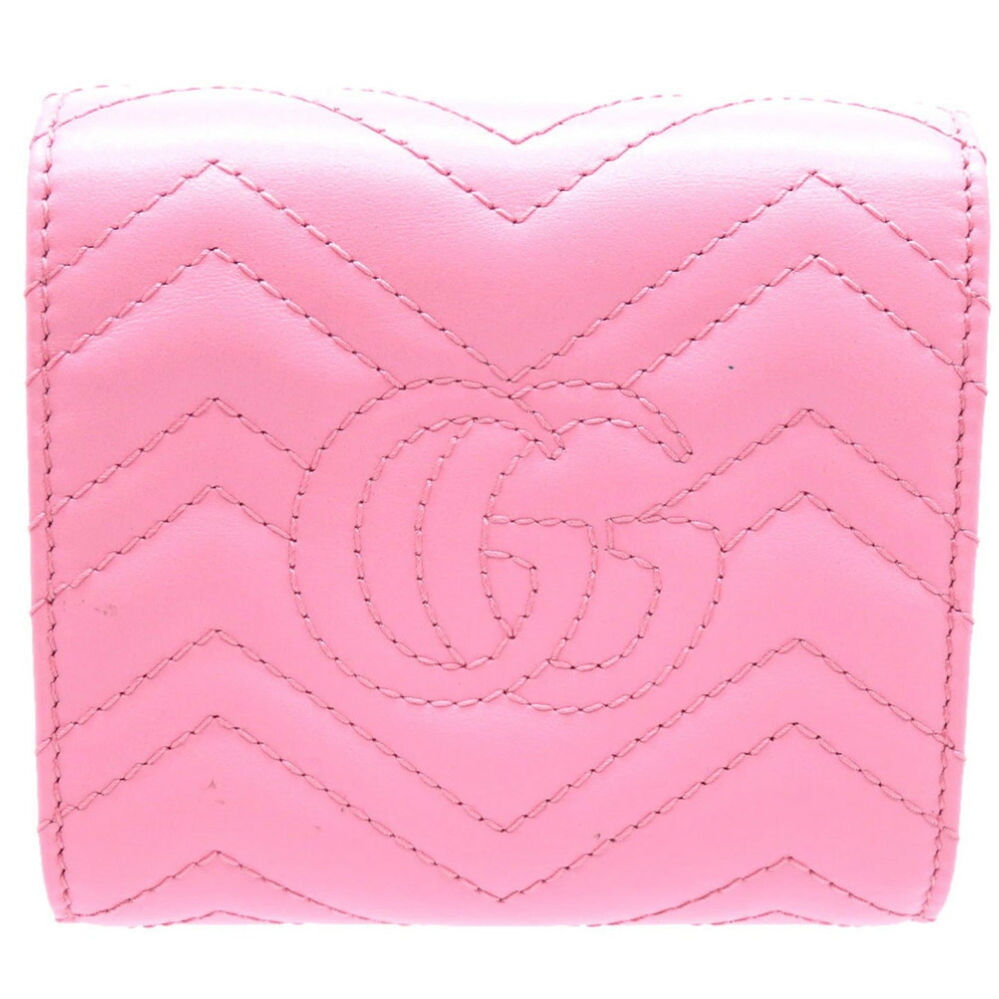 Gucci Pink Leather Wallet (Bi-Fold)