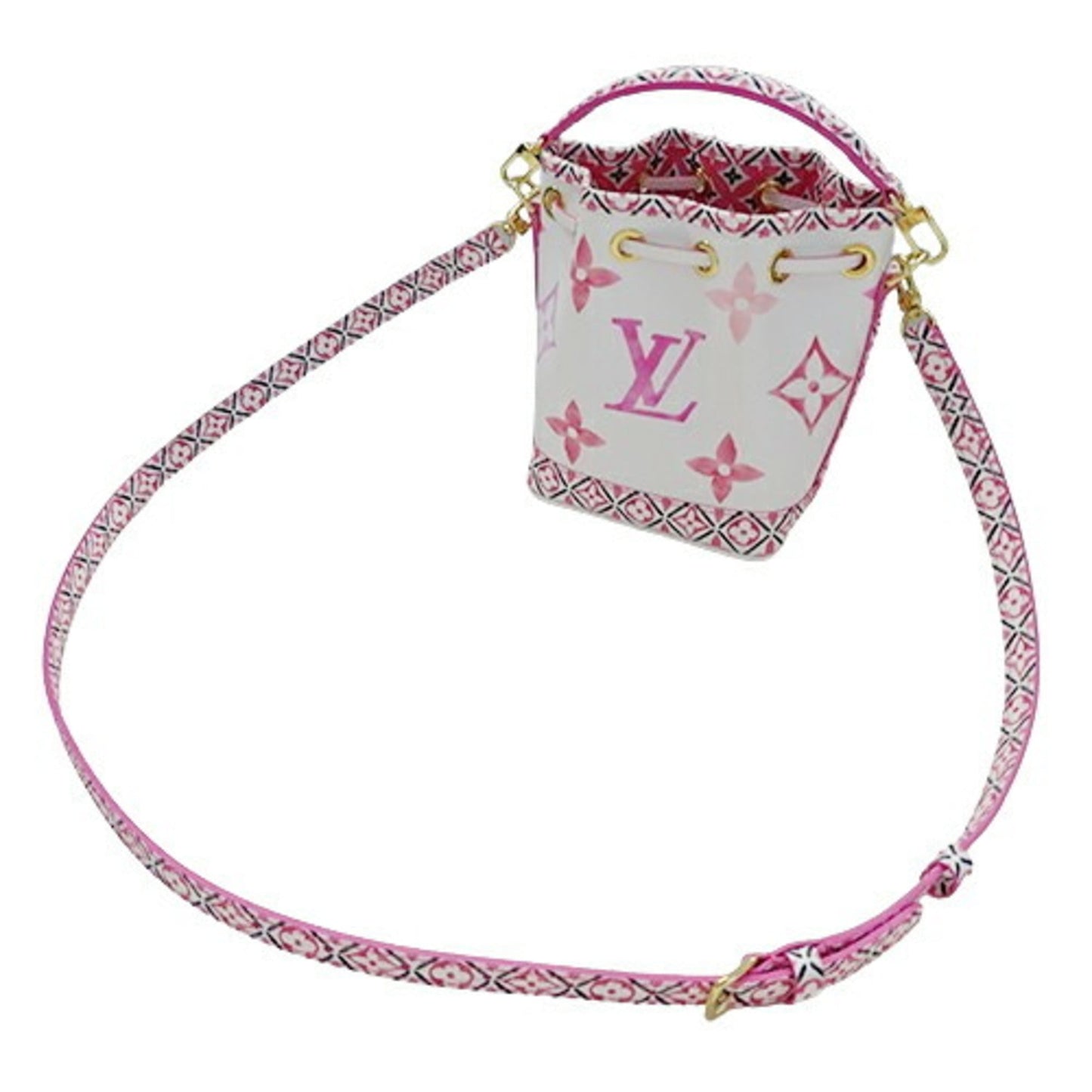 Louis Vuitton Monogram Pink White Monogram Handbag Shoulder Bag