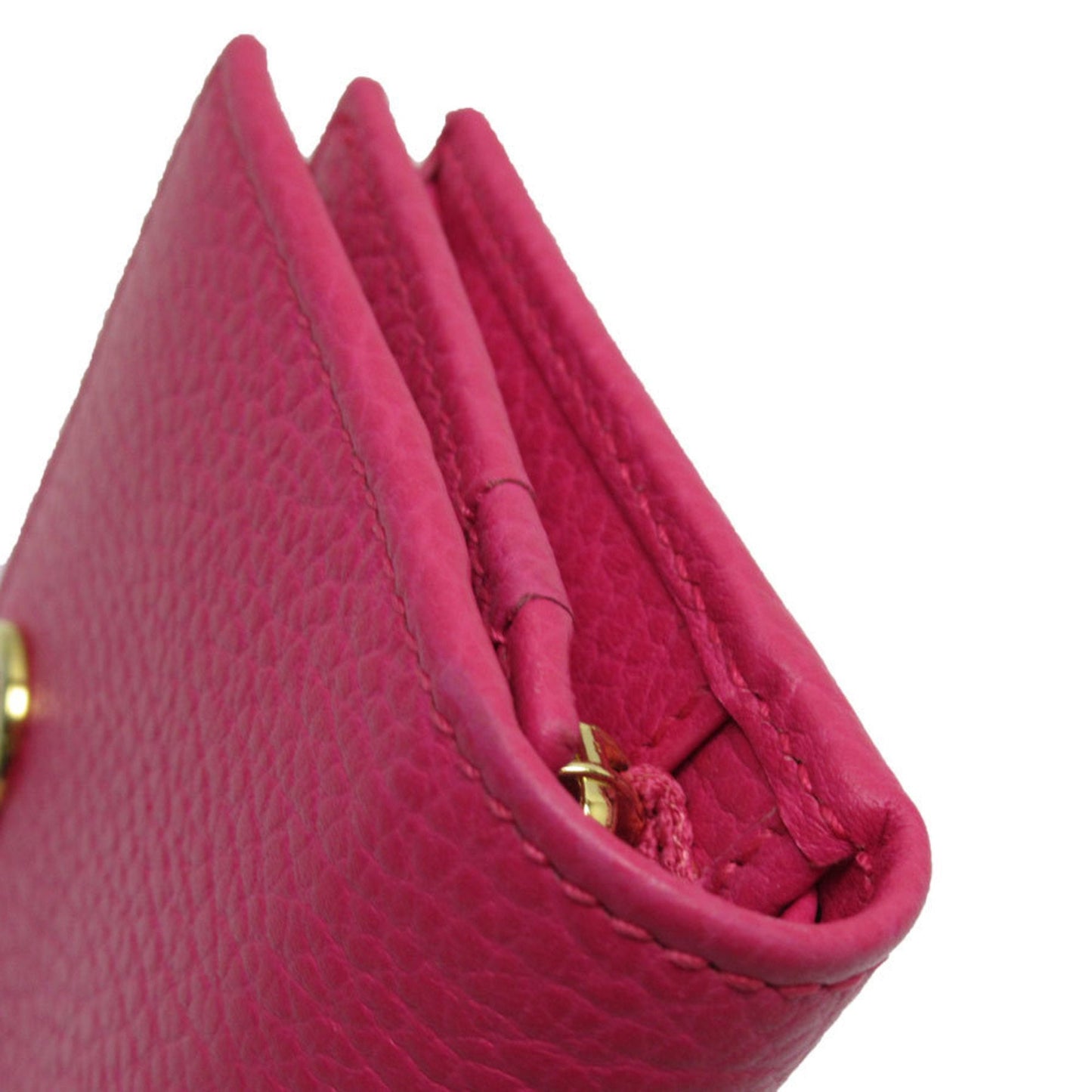 Gucci Pink Leather Wallet (Bi-Fold)