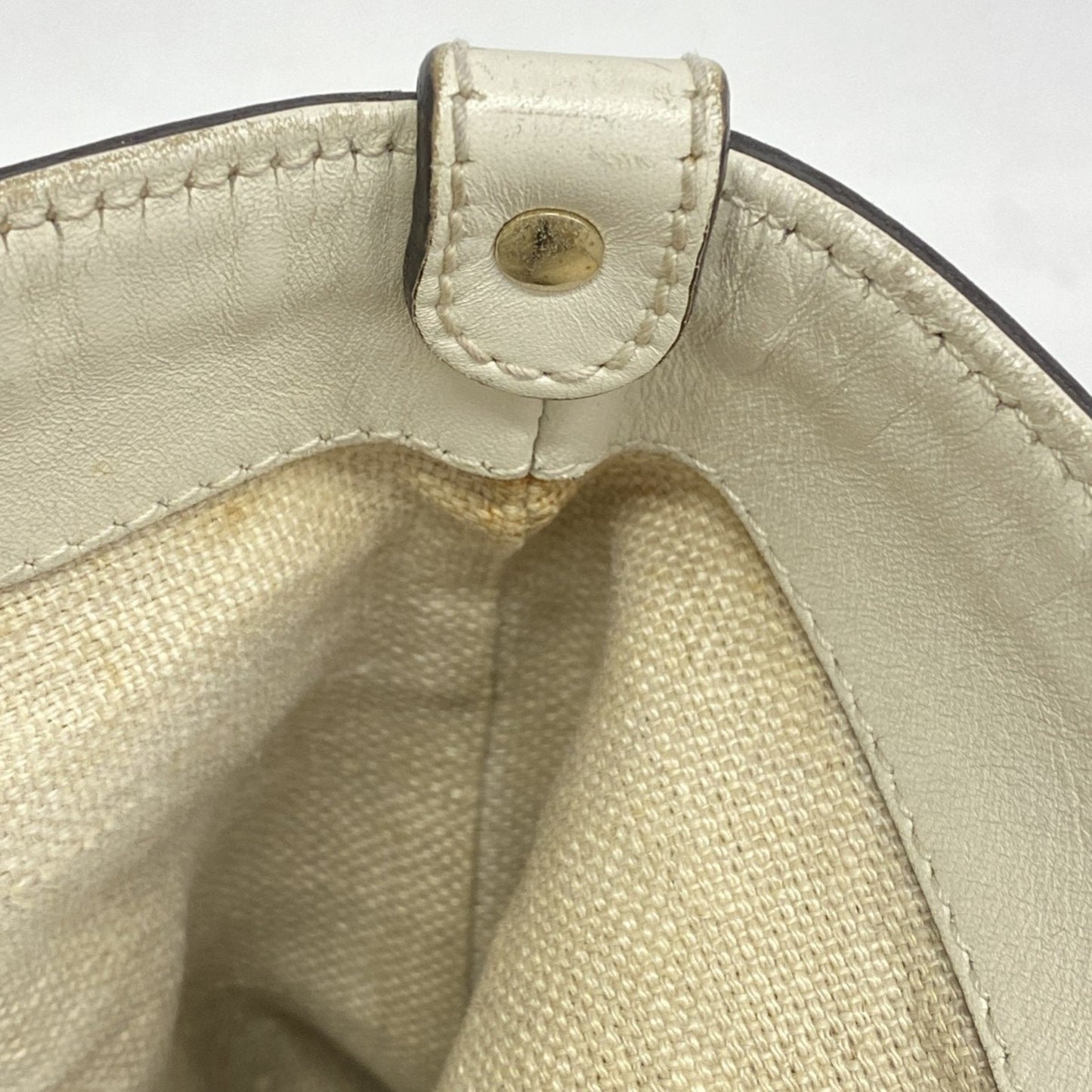 Gucci Beige Canvas Tote Bag