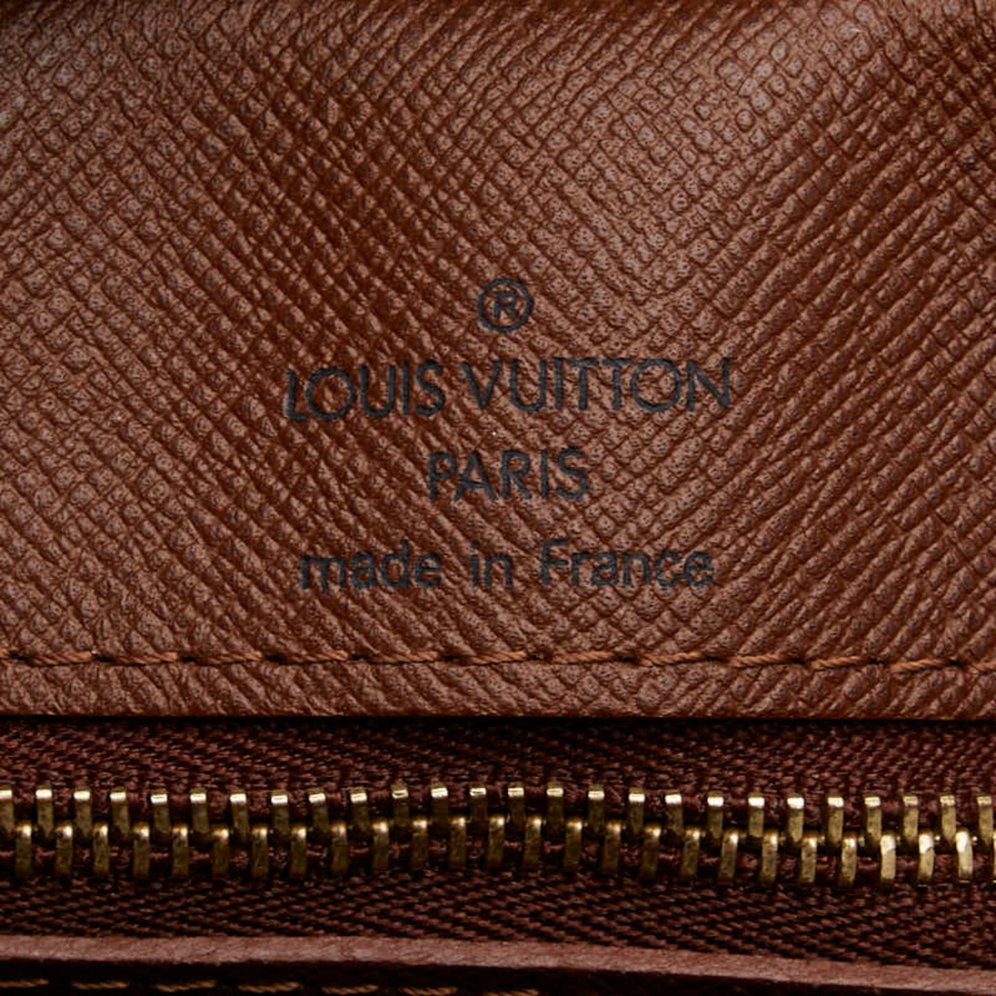 Louis Vuitton Brown Pvc Leather Shoulder Bag