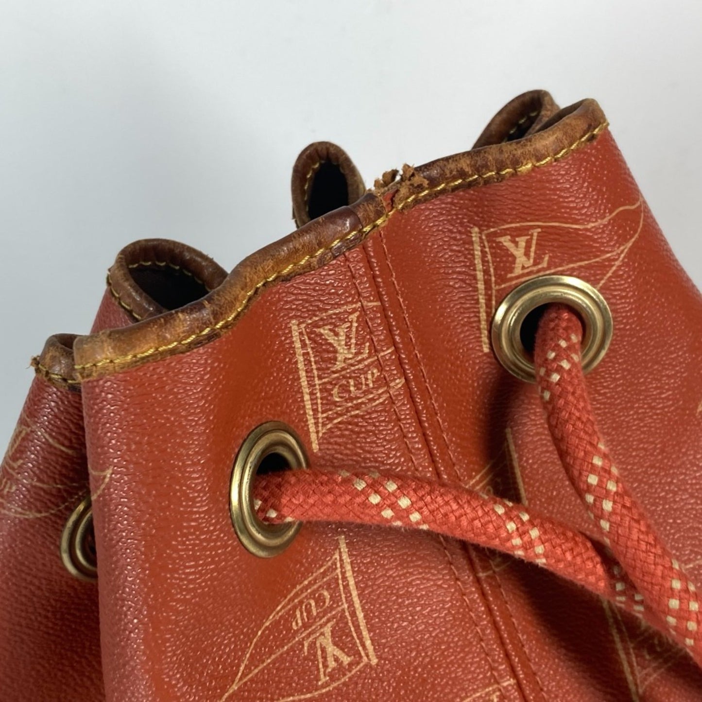 Louis Vuitton Brown Pvc Leather Shoulder Bag