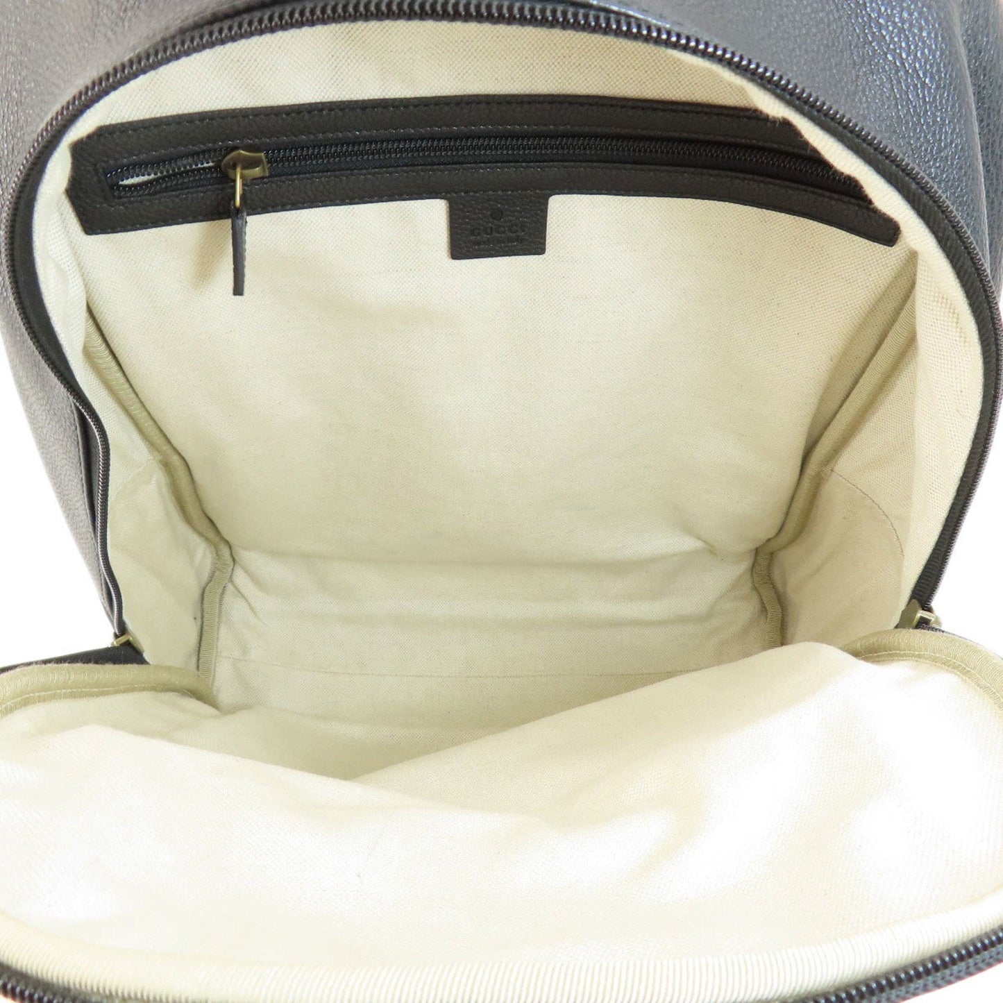 Gucci Black Leather Backpack