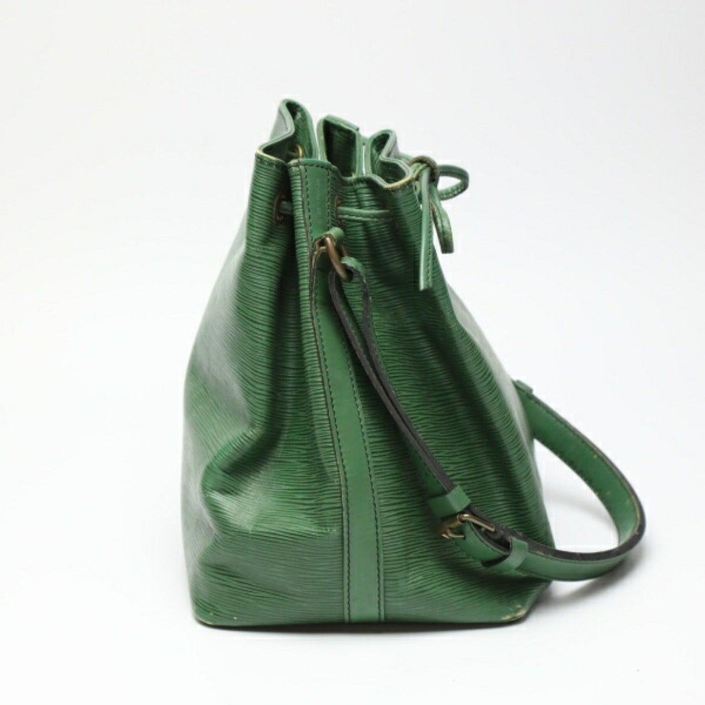 Louis Vuitton Borneo Green Epi Leather Shoulder Bag