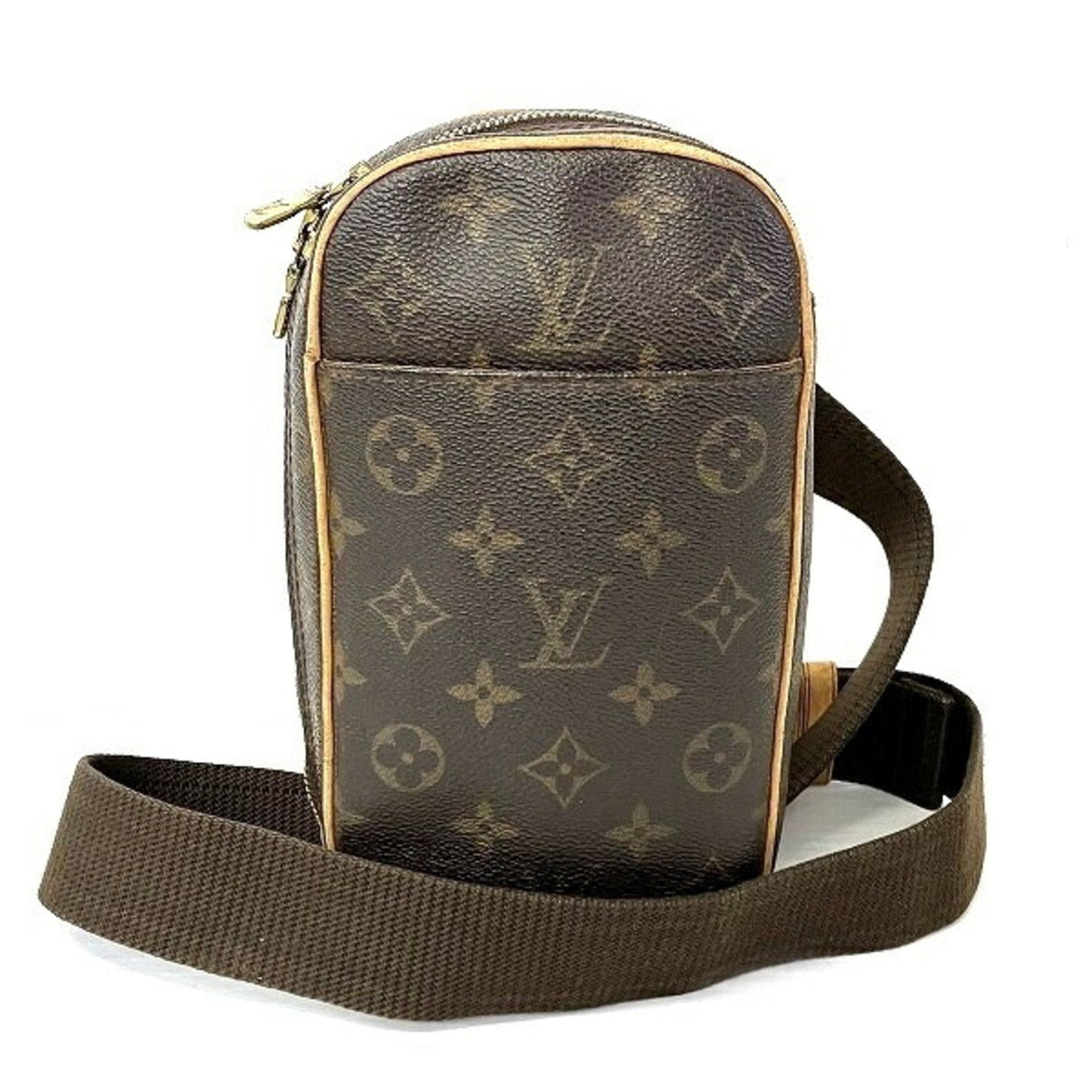 Louis Vuitton Brown Shoulder Bag Sling Bag ()