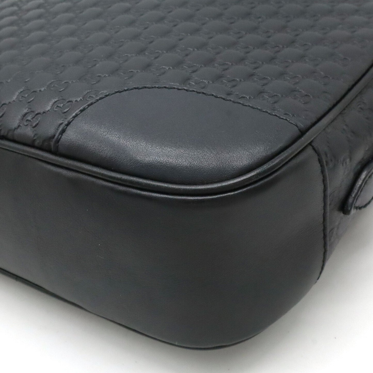 Gucci Black Leather Pochette Shoulder Bag