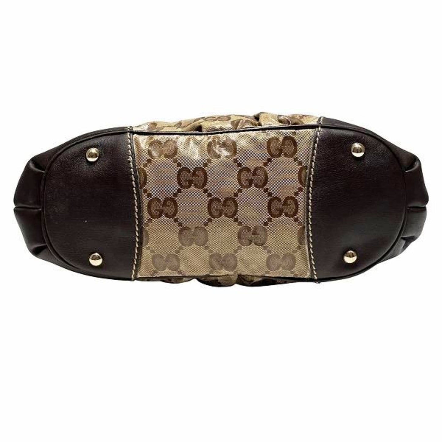 Gucci Brown Pvc Leather Shoulder Bag