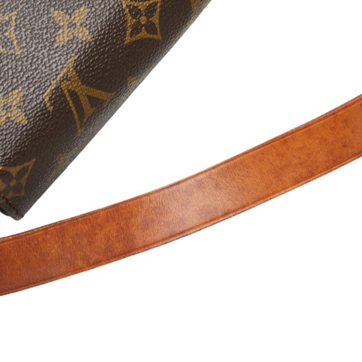 Louis Vuitton Brown Pvc Leather Shoulder Bag