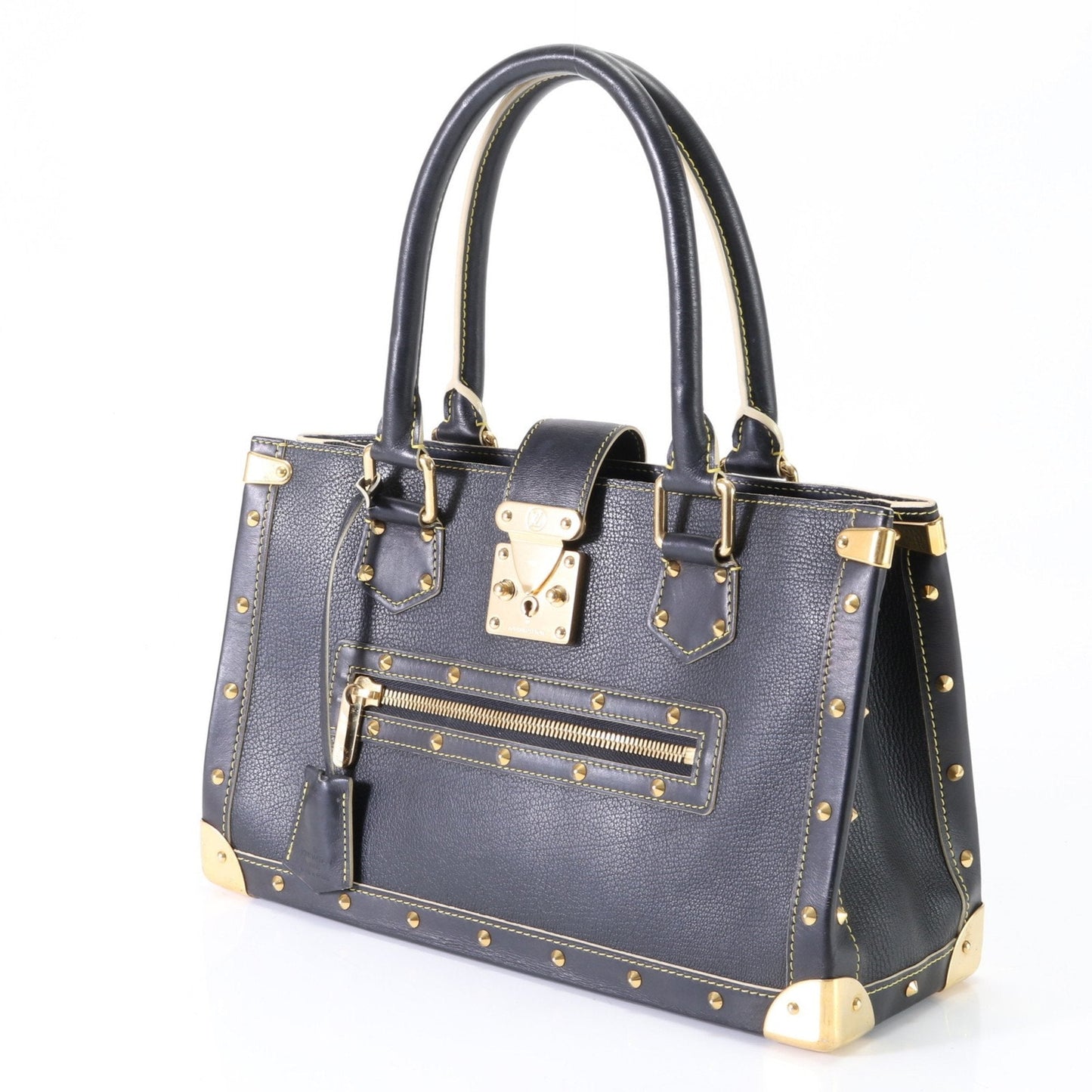 Louis Vuitton Noir Leather Shoulder Bag