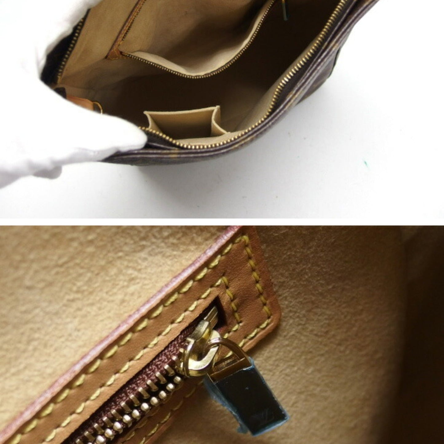 Louis Vuitton Brown Monogram Canvas Shoulder Bag