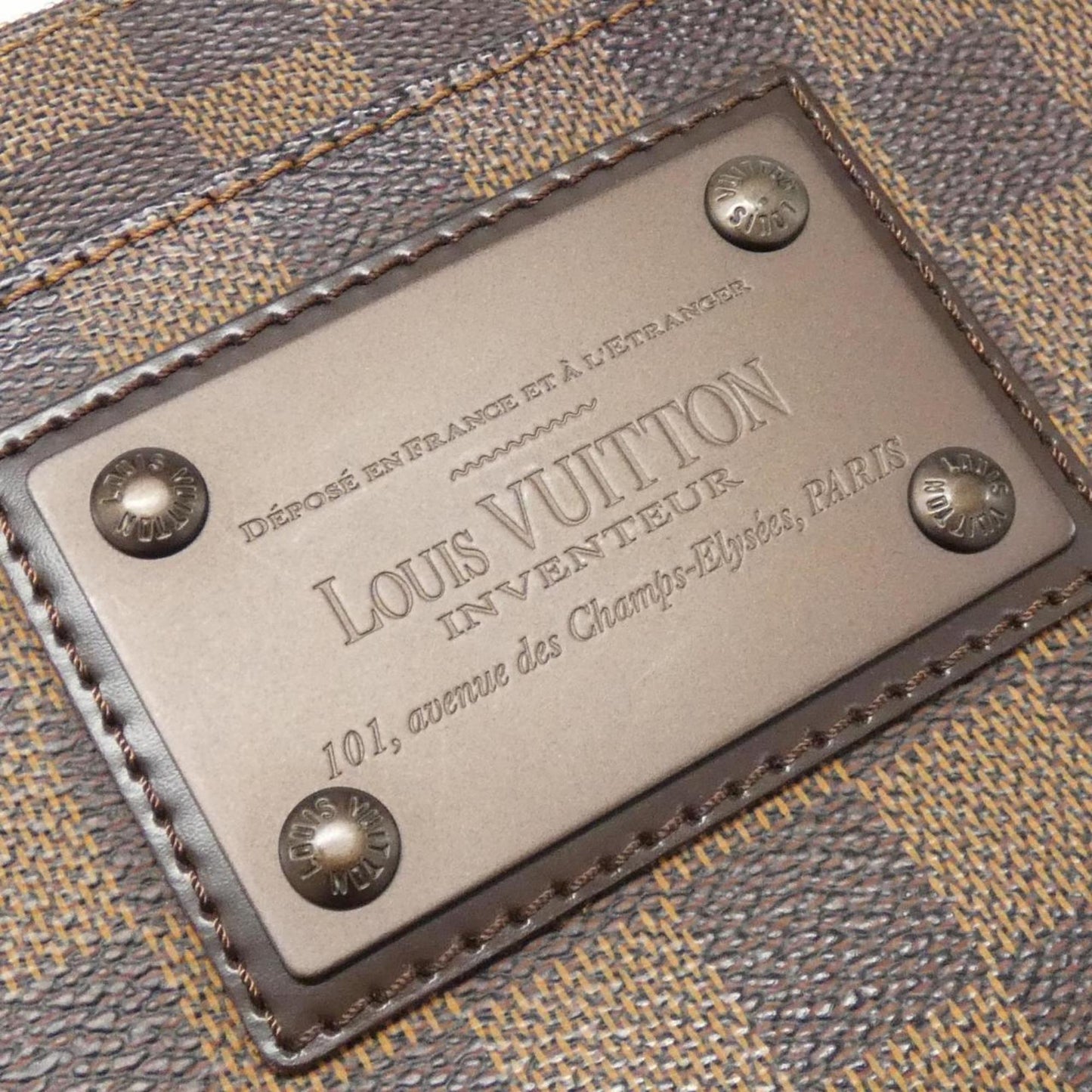 Louis Vuitton Ebene Coated Canvas Pochette Shoulder Bag
