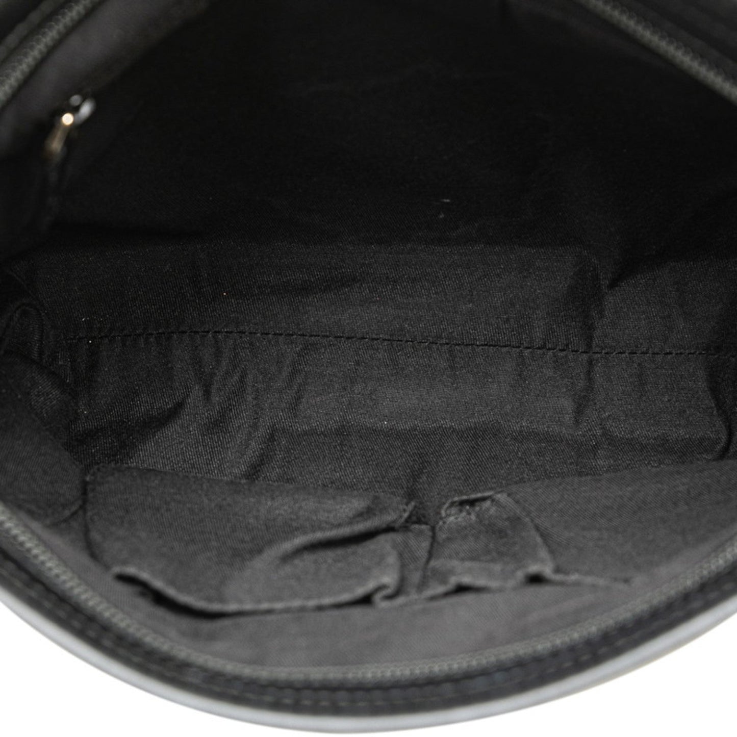 Gucci Beige Black Canvas Leather Shoulder Bag