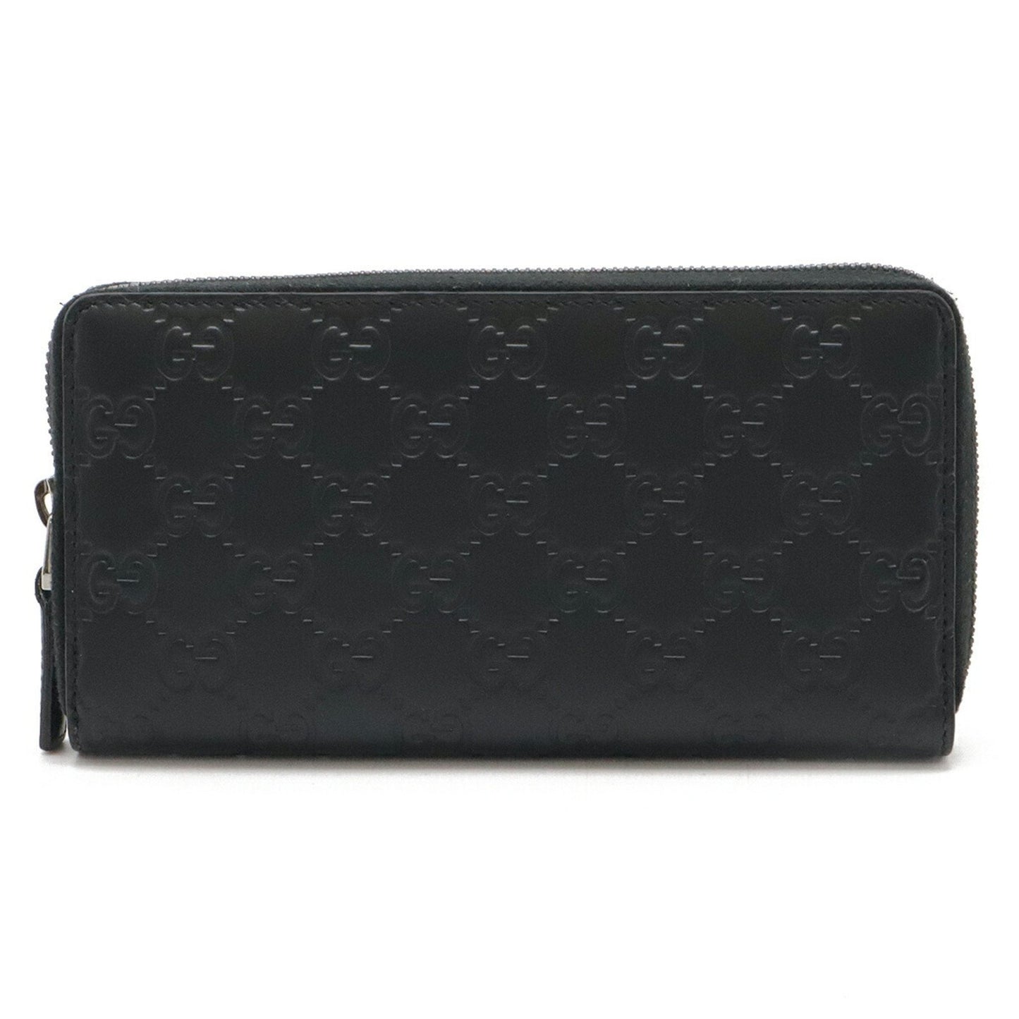 Gucci Black Leather Long Wallet (Bi-Fold)