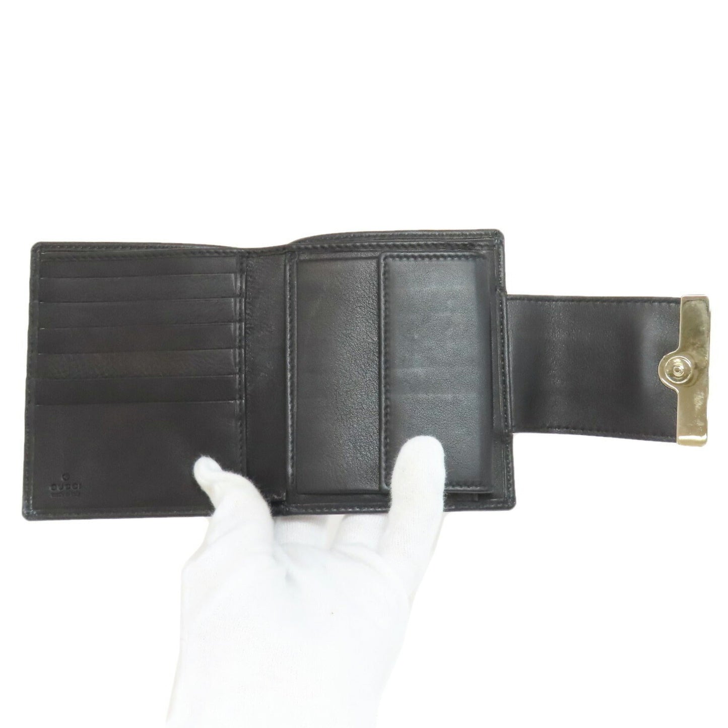 Gucci Brown Canvas Wallet (Bi-Fold)