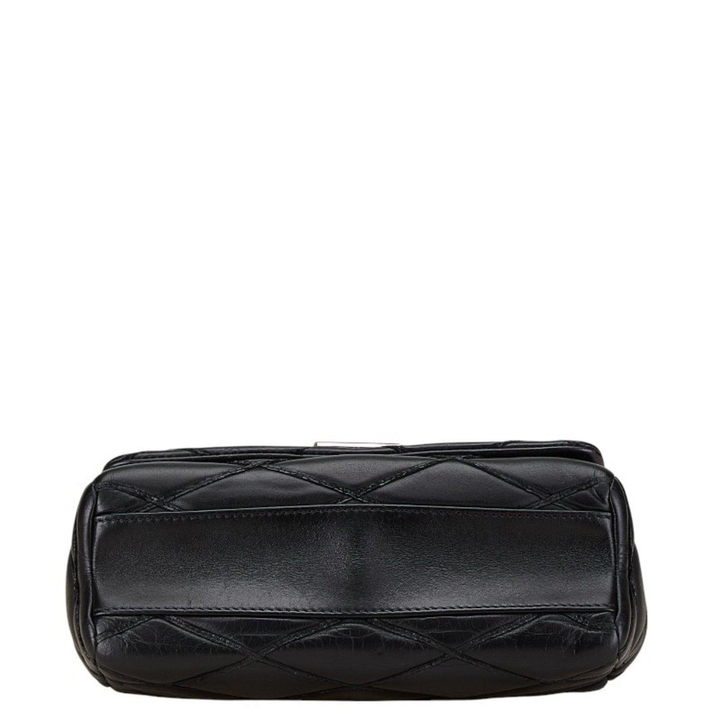 Louis Vuitton Malletage Black Noir Leather Shoulder Bag