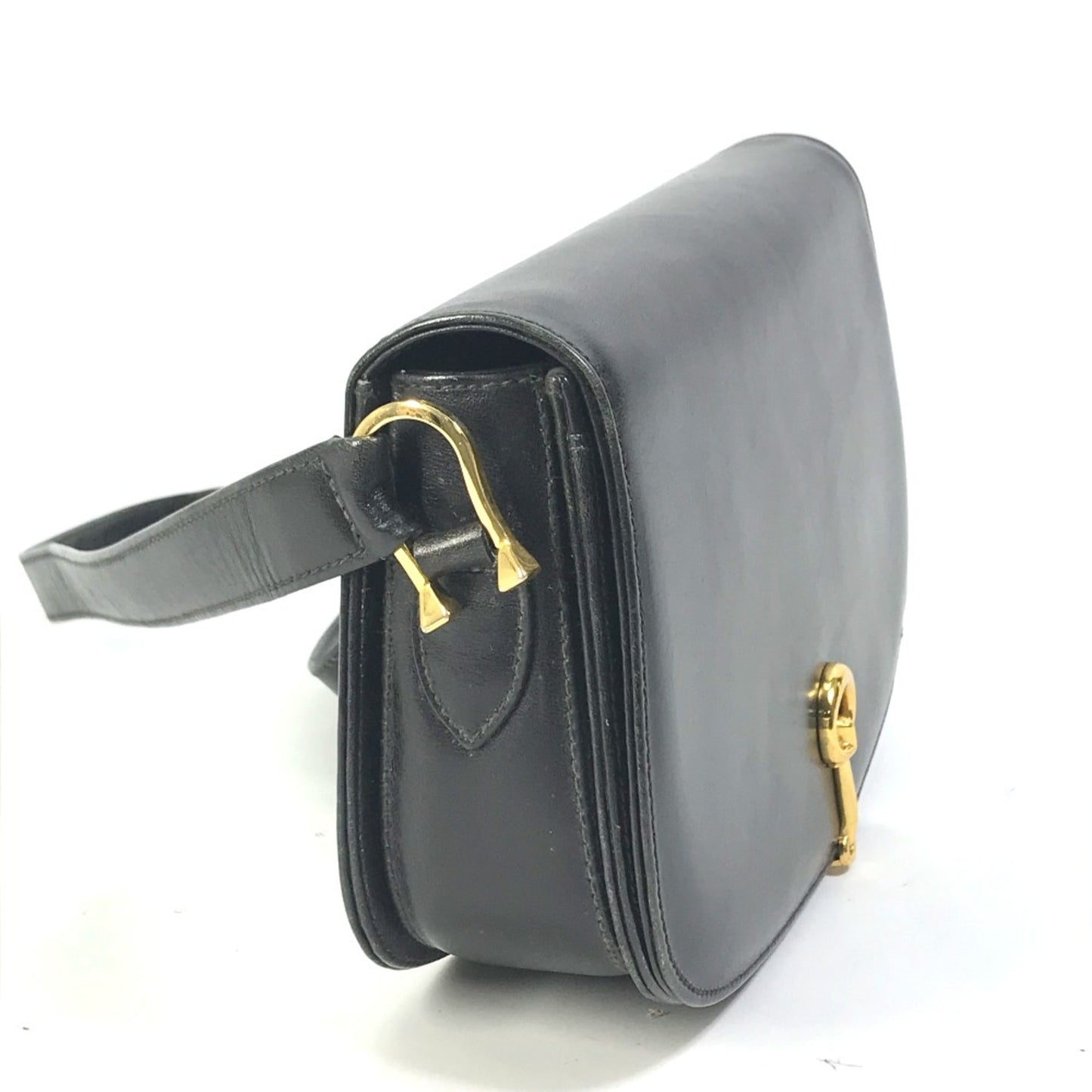 Gucci Black Leather Shoulder Bag