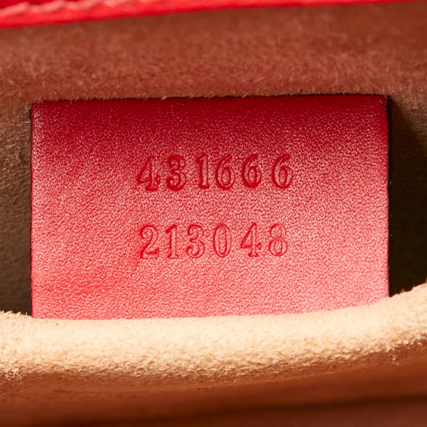 Gucci Red Color Leather Shoulder Bag