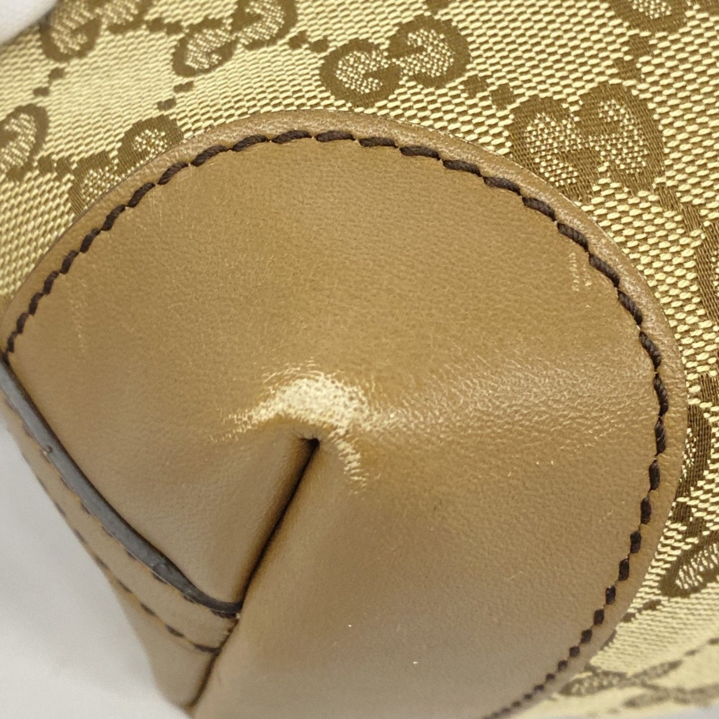Gucci Brown Canvas Tote Bag