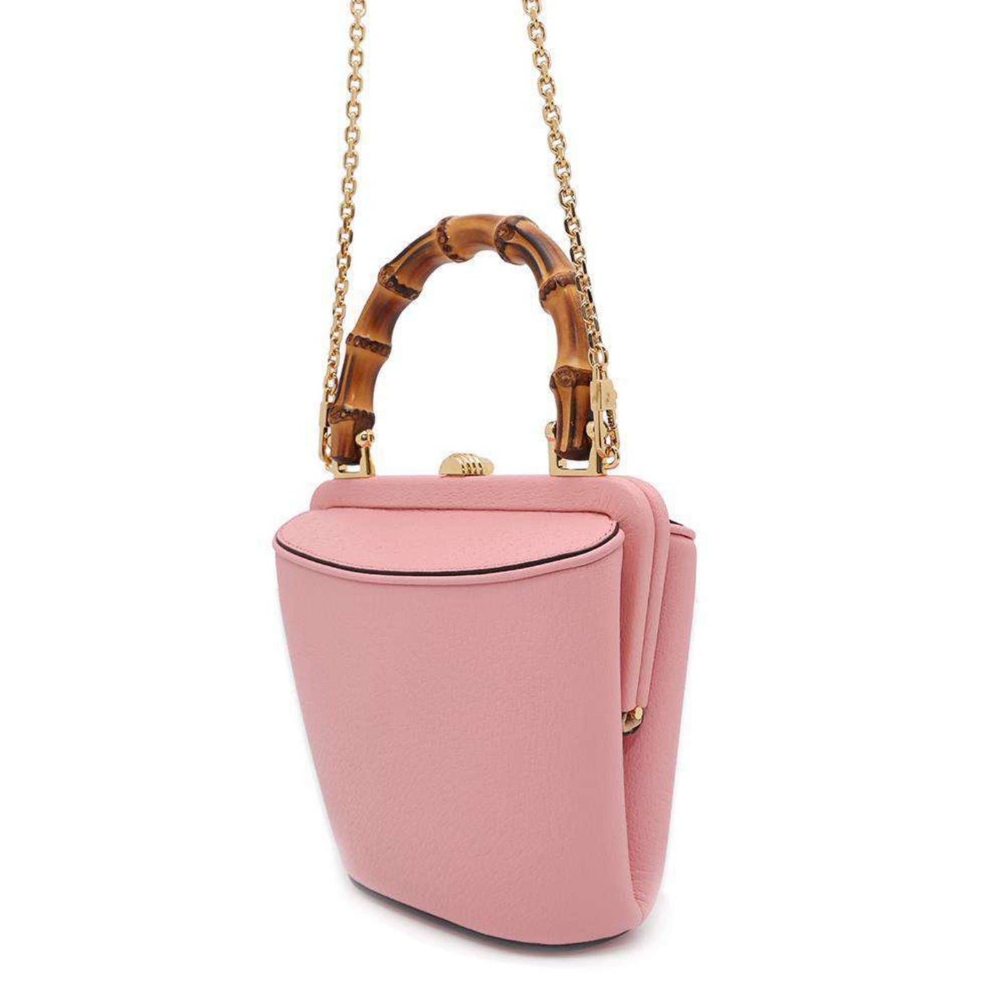 Gucci Pink Leather Handbag Shoulder Bag