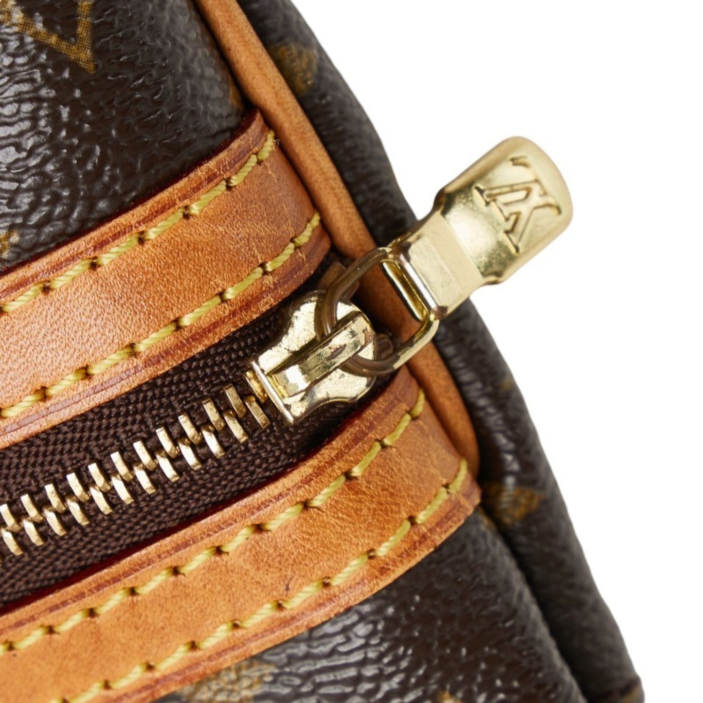 Louis Vuitton Brown Pvc Leather Pochette Shoulder Bag