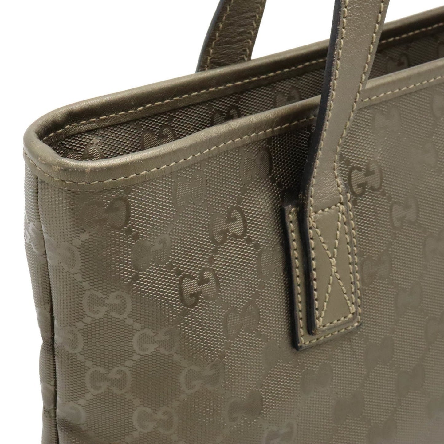 Gucci Gg Imprimé Khaki Gg Imprimé Shoulder Bag Tote Bag
