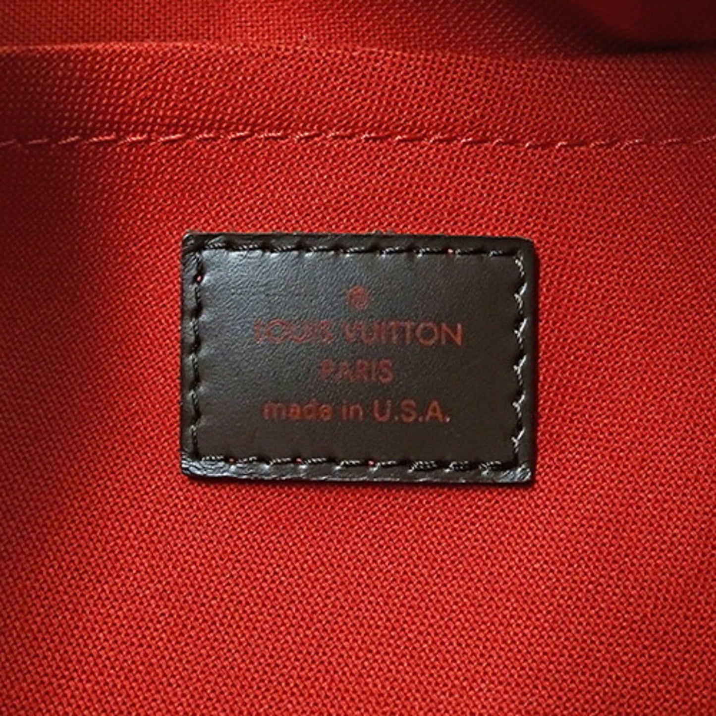 Louis Vuitton Damier Damier Canvas Ebene Damier Canvas Shoulder Bag