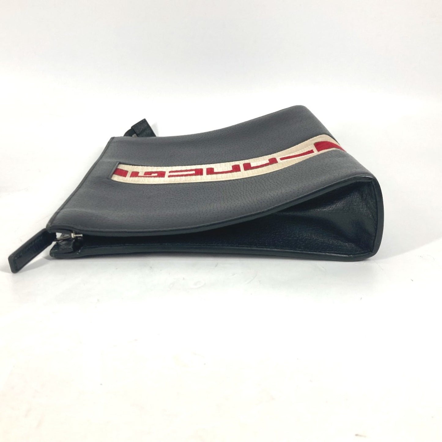 Gucci Black Leather Clutch Bag