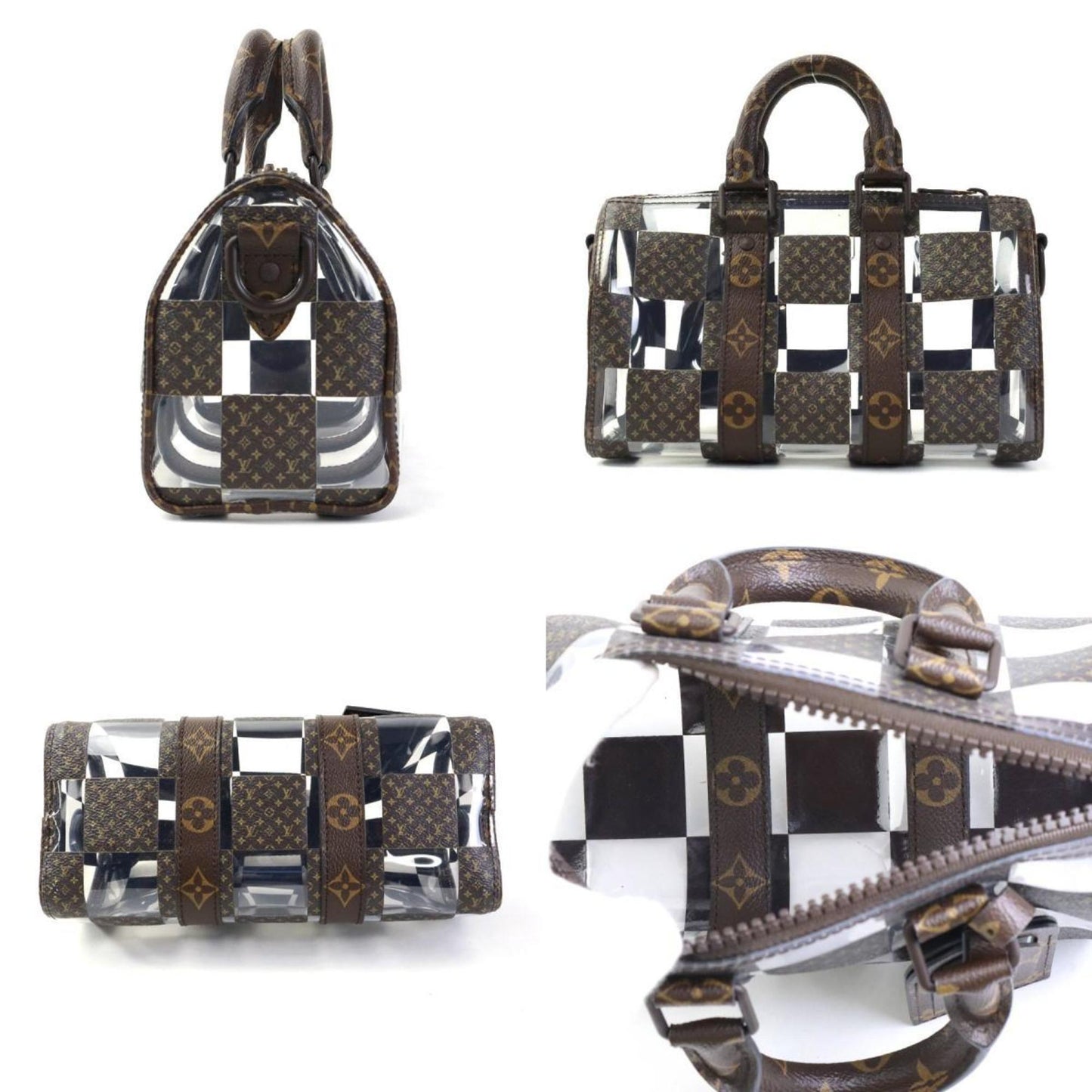 Louis Vuitton Brown Monogram Pvc Handbag Shoulder Bag