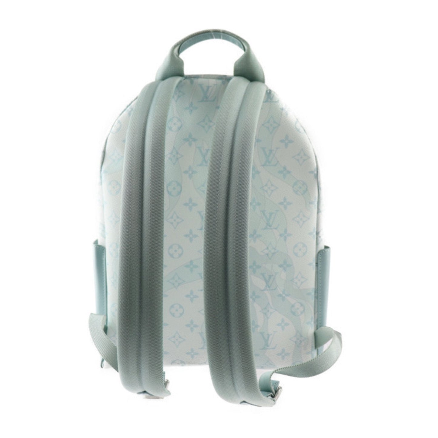 Louis Vuitton Light Blue Pvc Leather Backpack Handbag